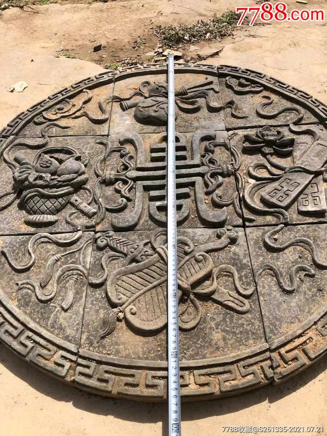 精品砖雕墙壁装饰必选,如图,寓意好!五福捧寿