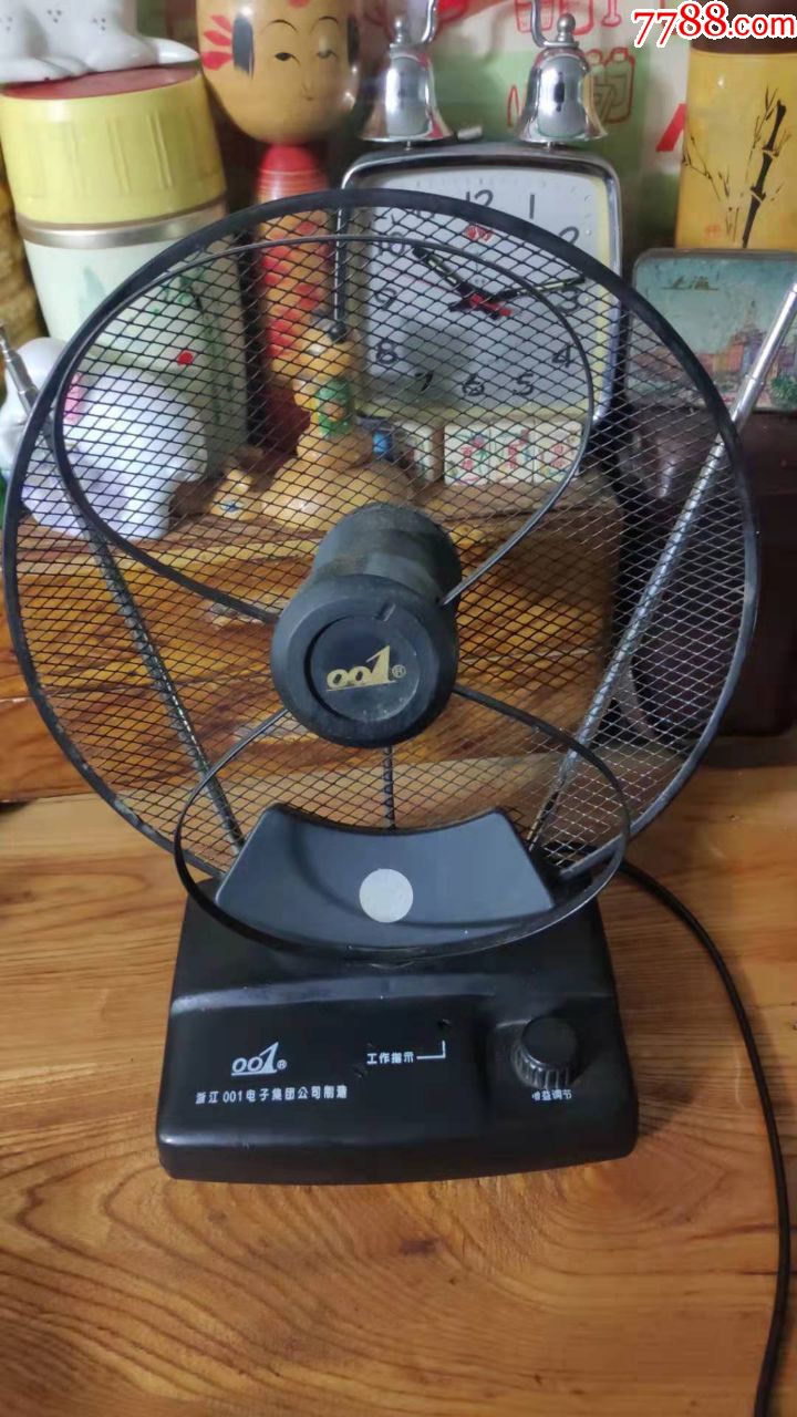 001老式电视机室内天线怀旧老电器