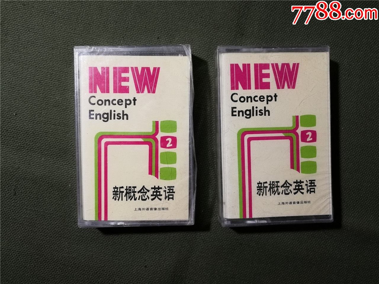 新概念英语第二册12两盒合售全新没拆过的