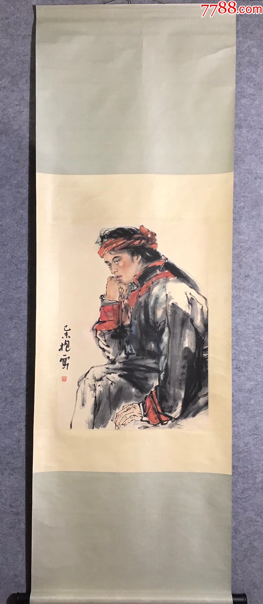 李抱一人物立轴a88s20f