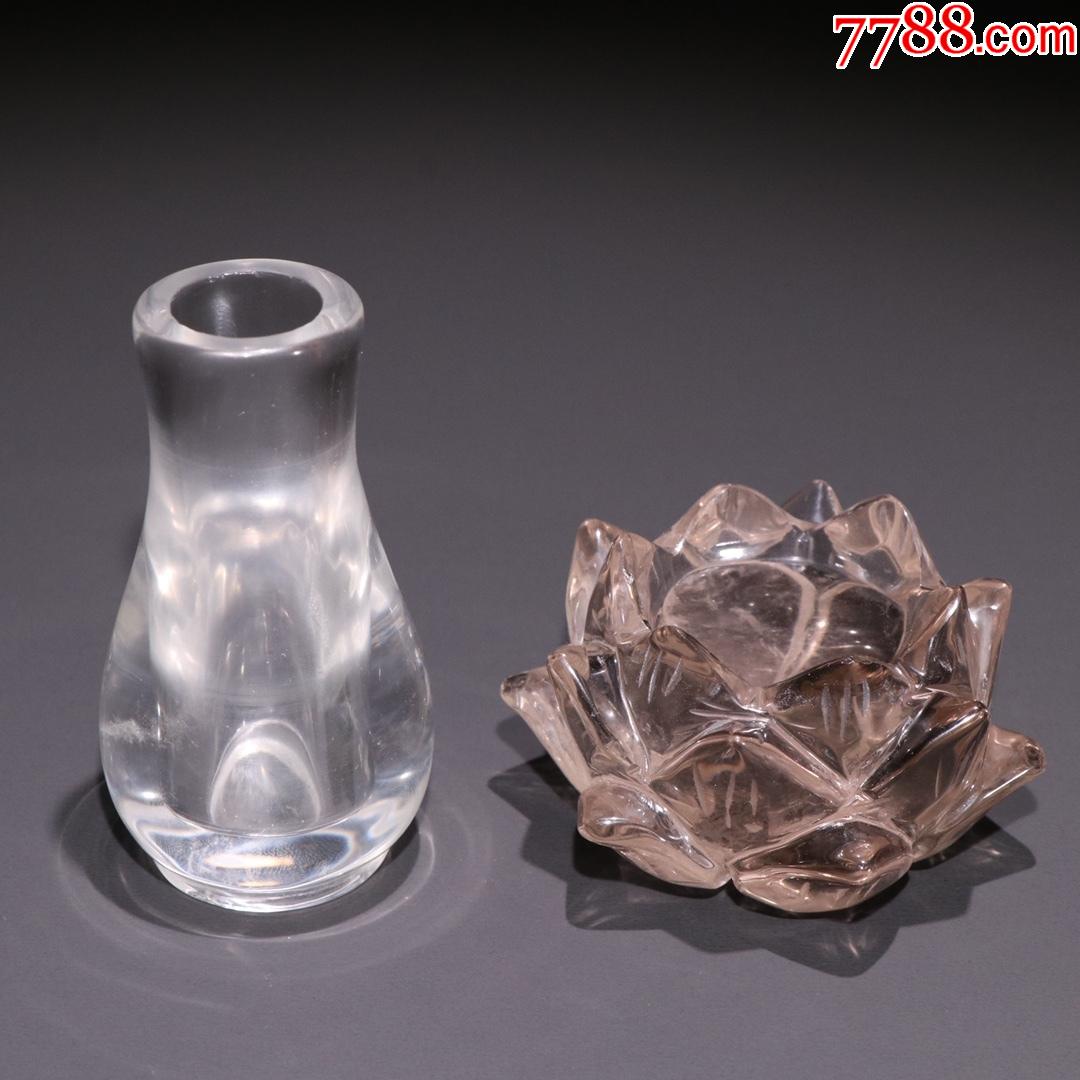 老水晶莲花舍利罐