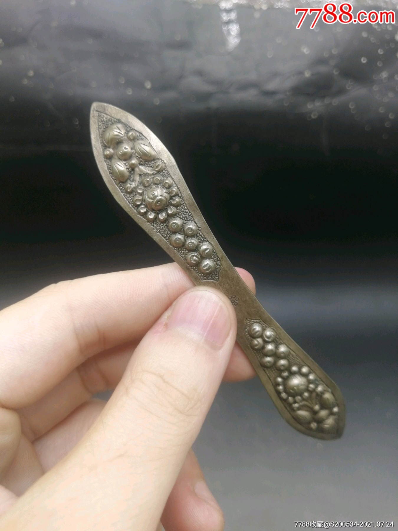 银簪子发饰银首饰古玩古董民俗收藏礼品升值传世清代银簪子一只,品