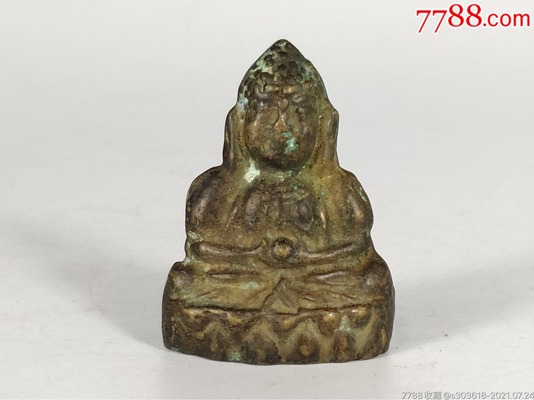 清早期随身铜佛