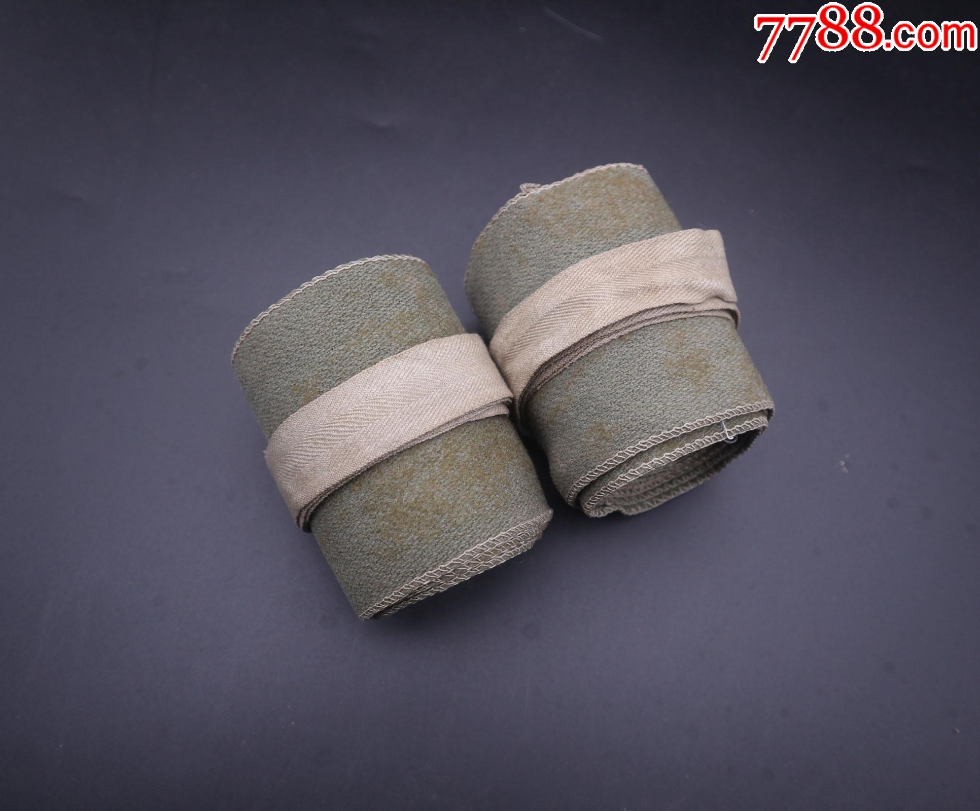 二战日军原品绑腿日军绑腿毛呢全新