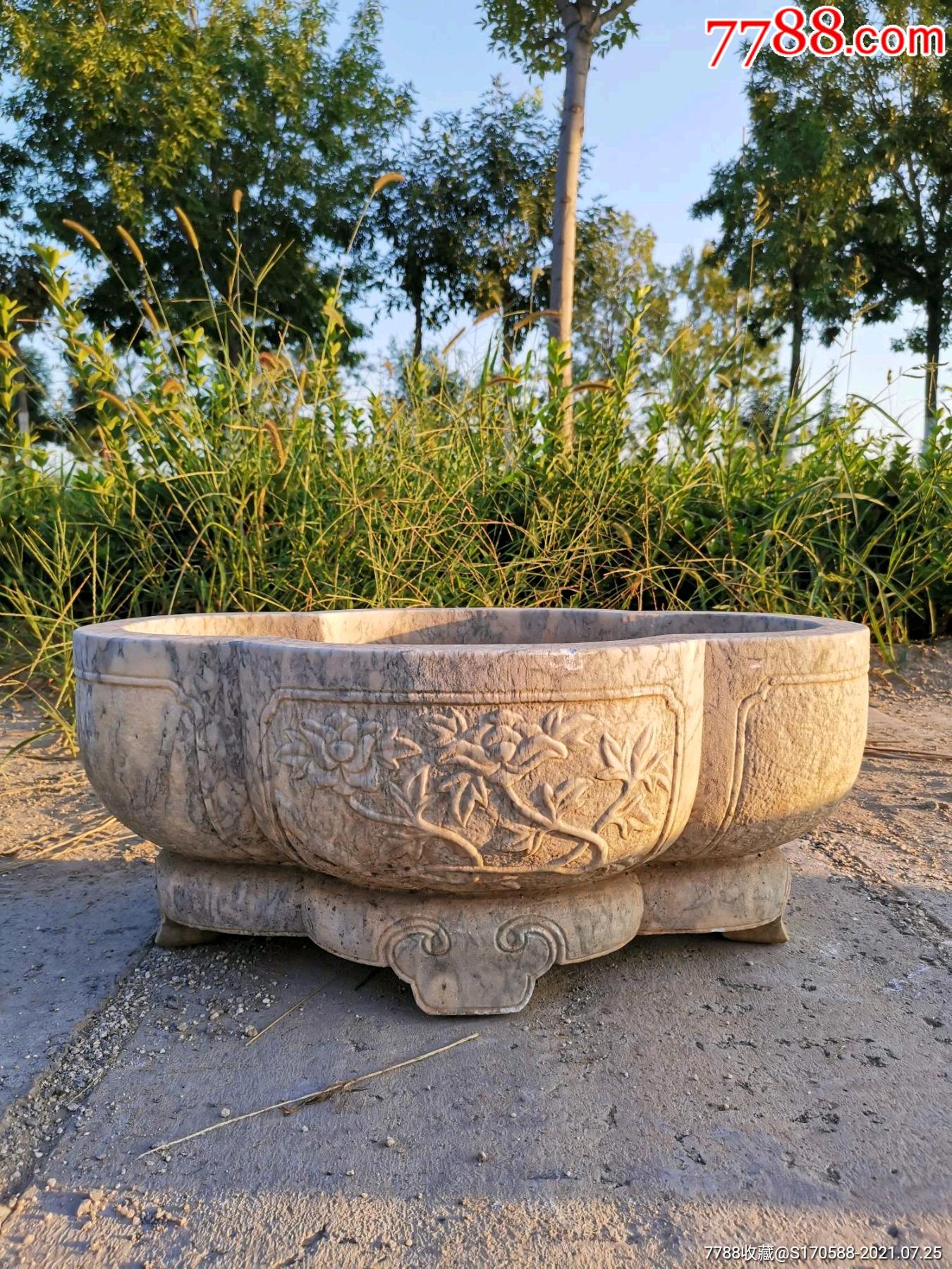 石盆/石槽_种类图片_收藏价格_7788茶具