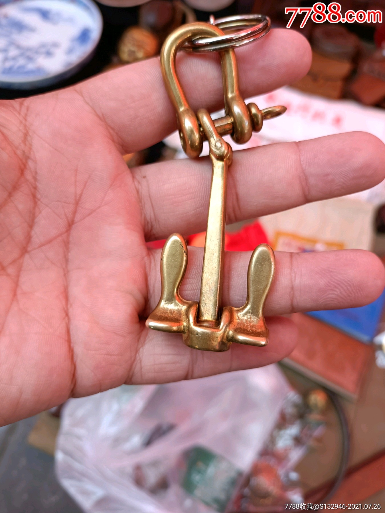 黄铜制霍尔锚挂件-价格:100元-se81648167-铜杂件-零售-7788收藏__收