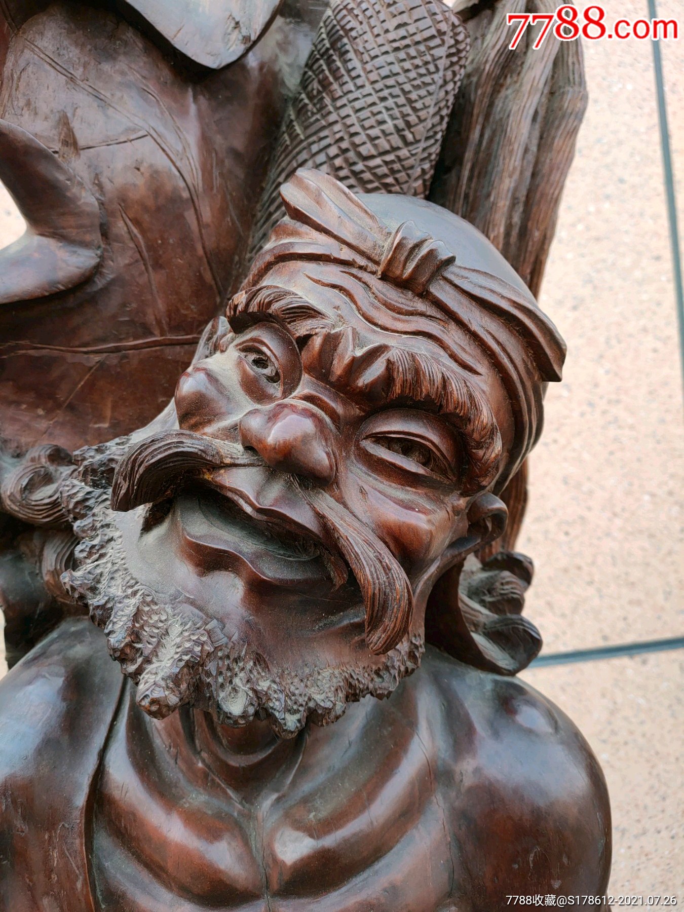 首页 零售 木佛像/人像 >> 龙眼木雕刻铁拐李雕像一尊纯手工雕刻制作