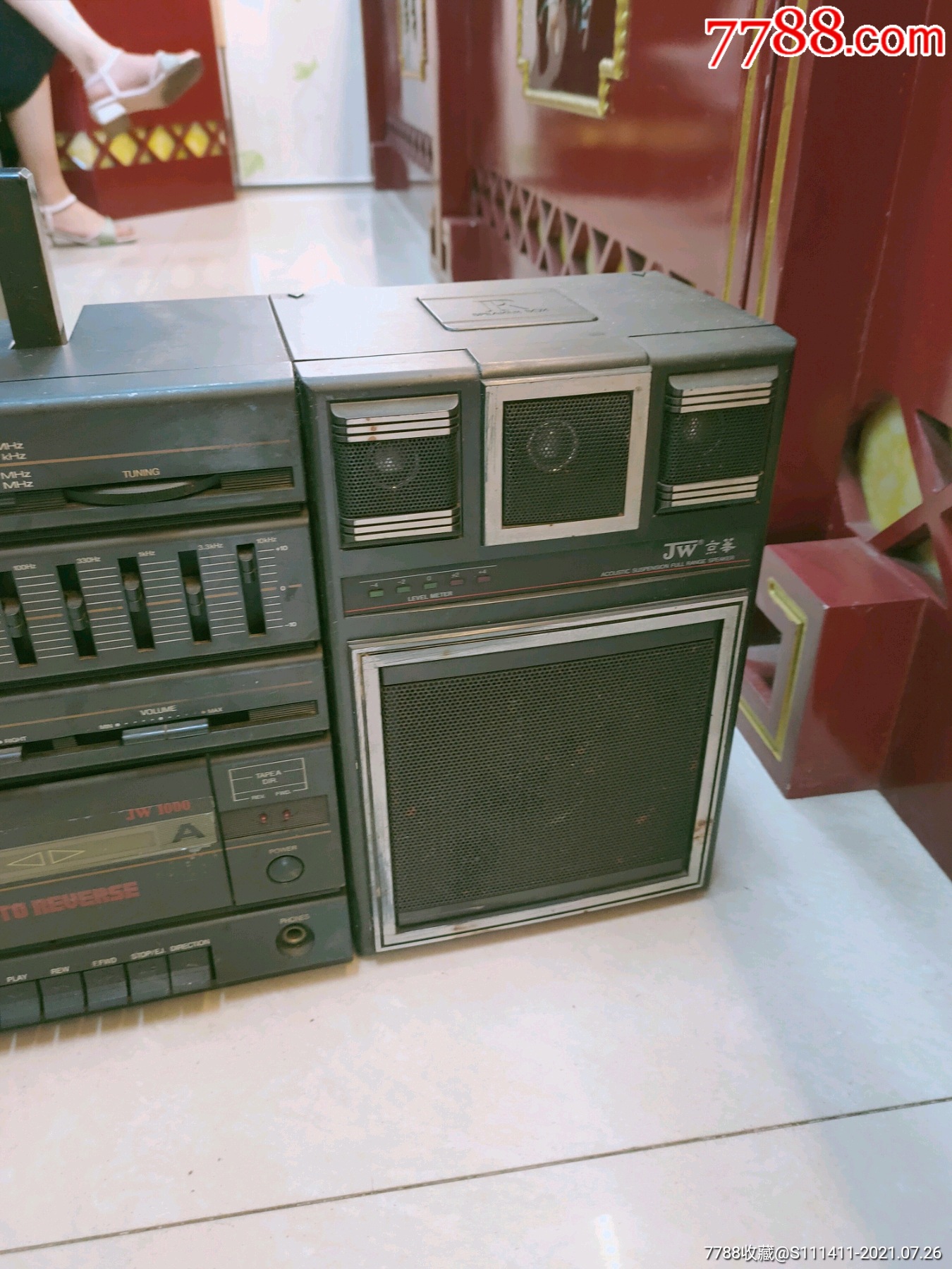 京华牌jw1000双卡录音机