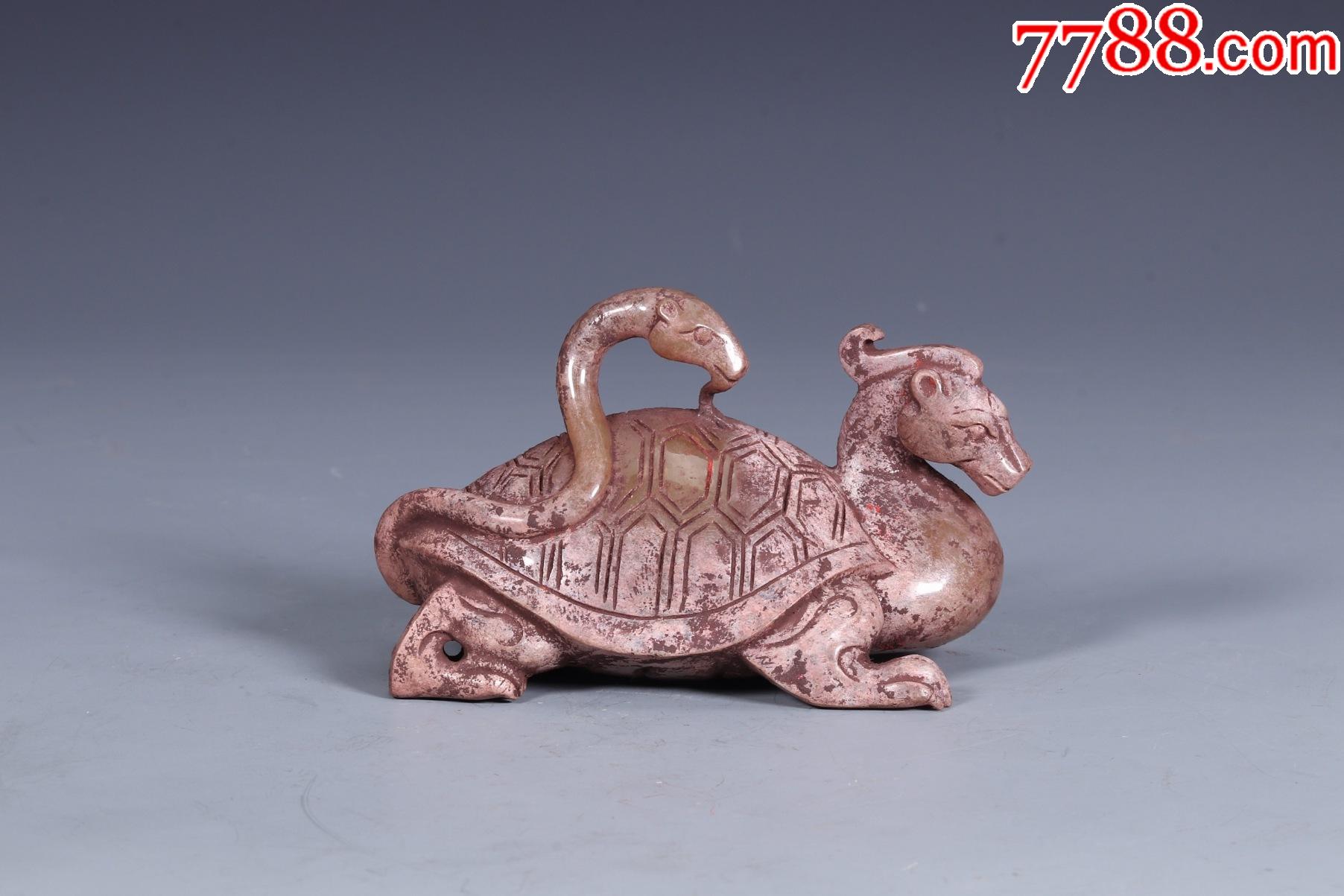 和田玉玄武雕件a84s25f