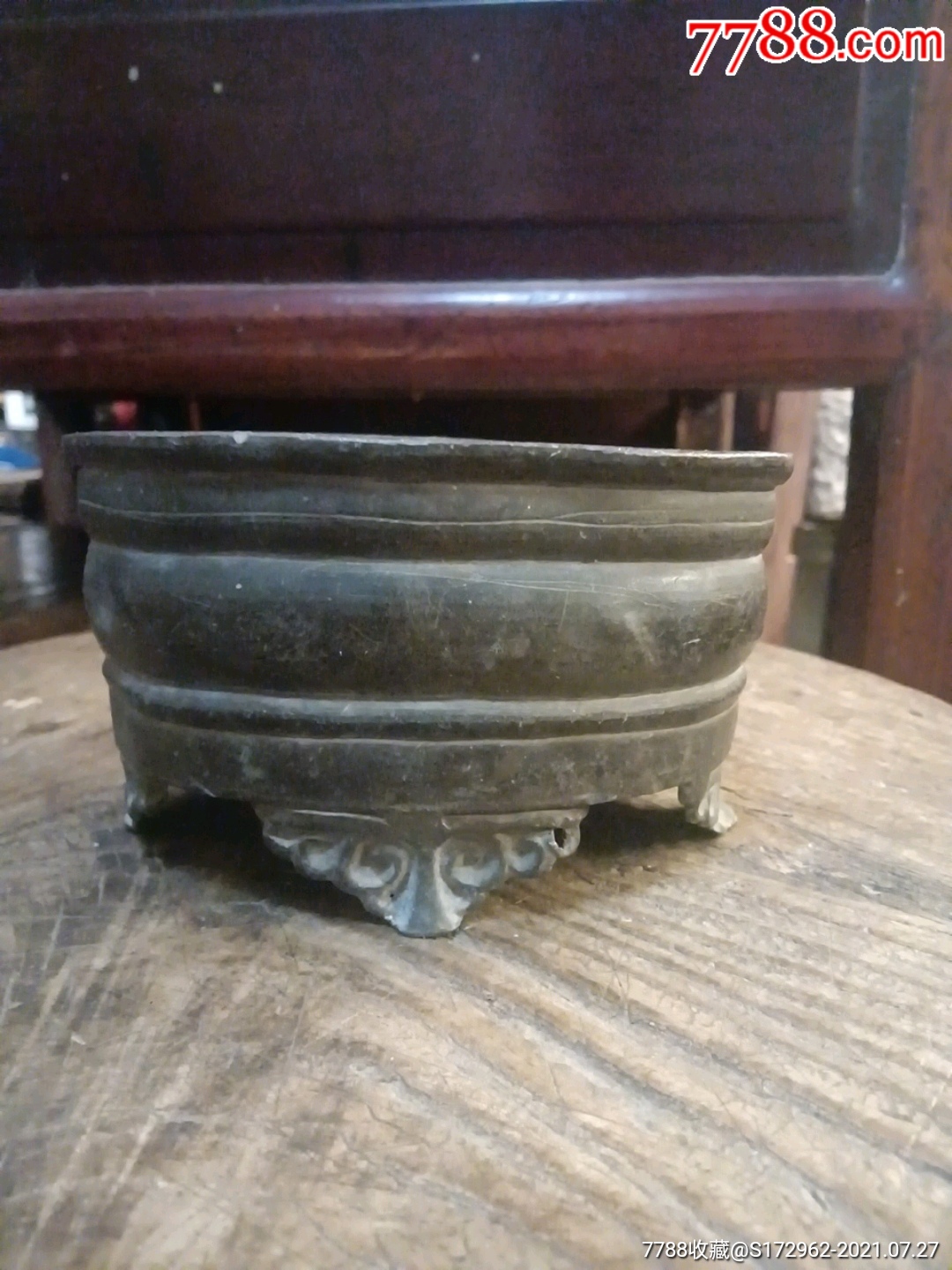 民国锡香炉_铝壶/铝器_佛石禅供【7788收藏__收藏热线】