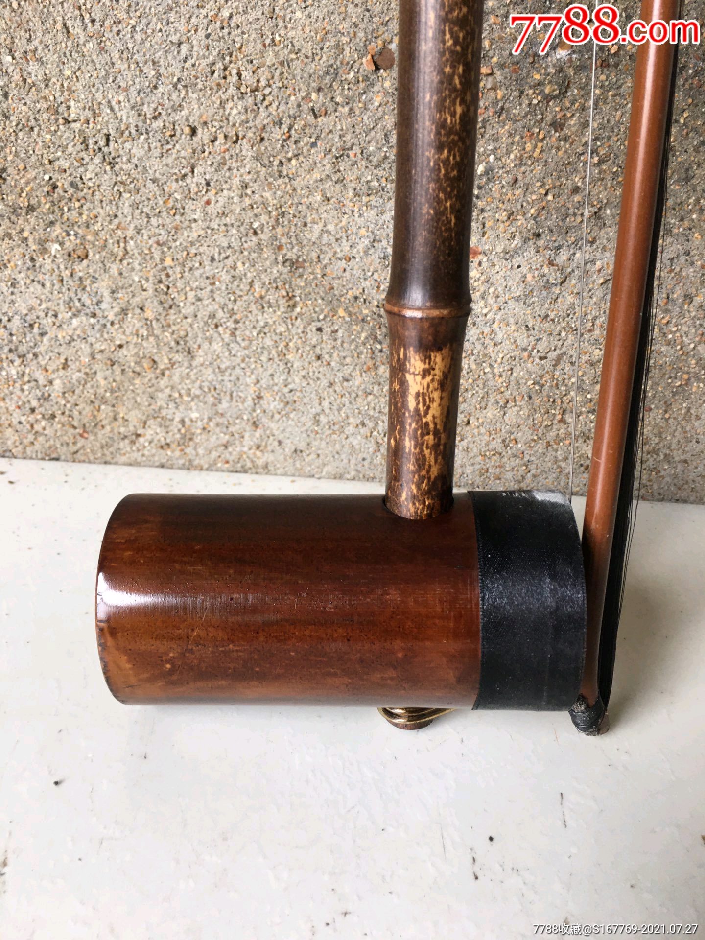 旧藏京胡一把,_二胡/胡琴_图片欣赏_收藏价格_7788连环画