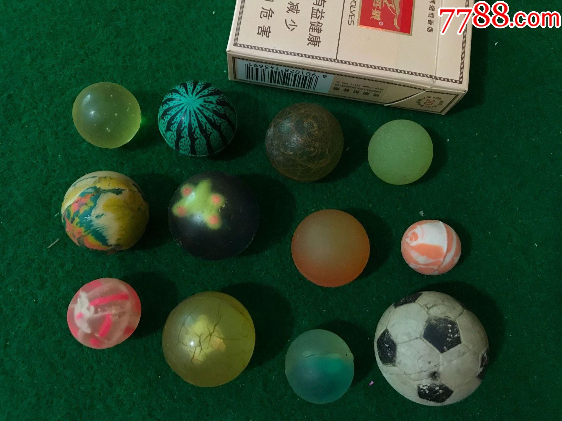 老弹力球12个