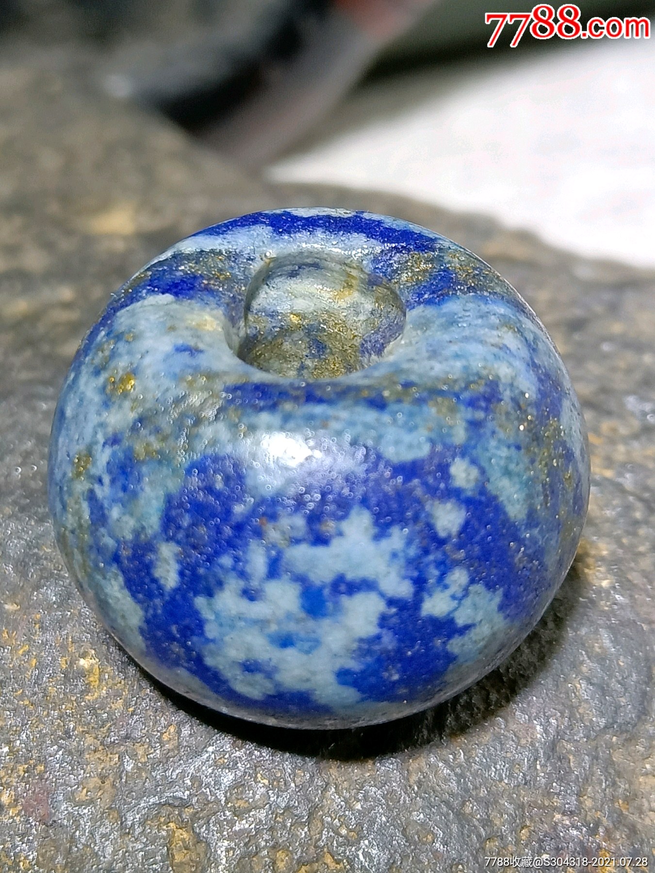 老青金石圆珠