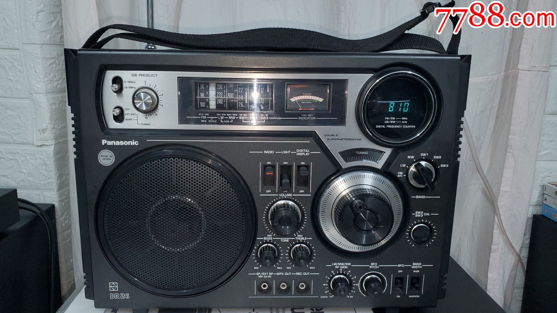 松下panasonicrf2600晶体管多波段收音机dr26