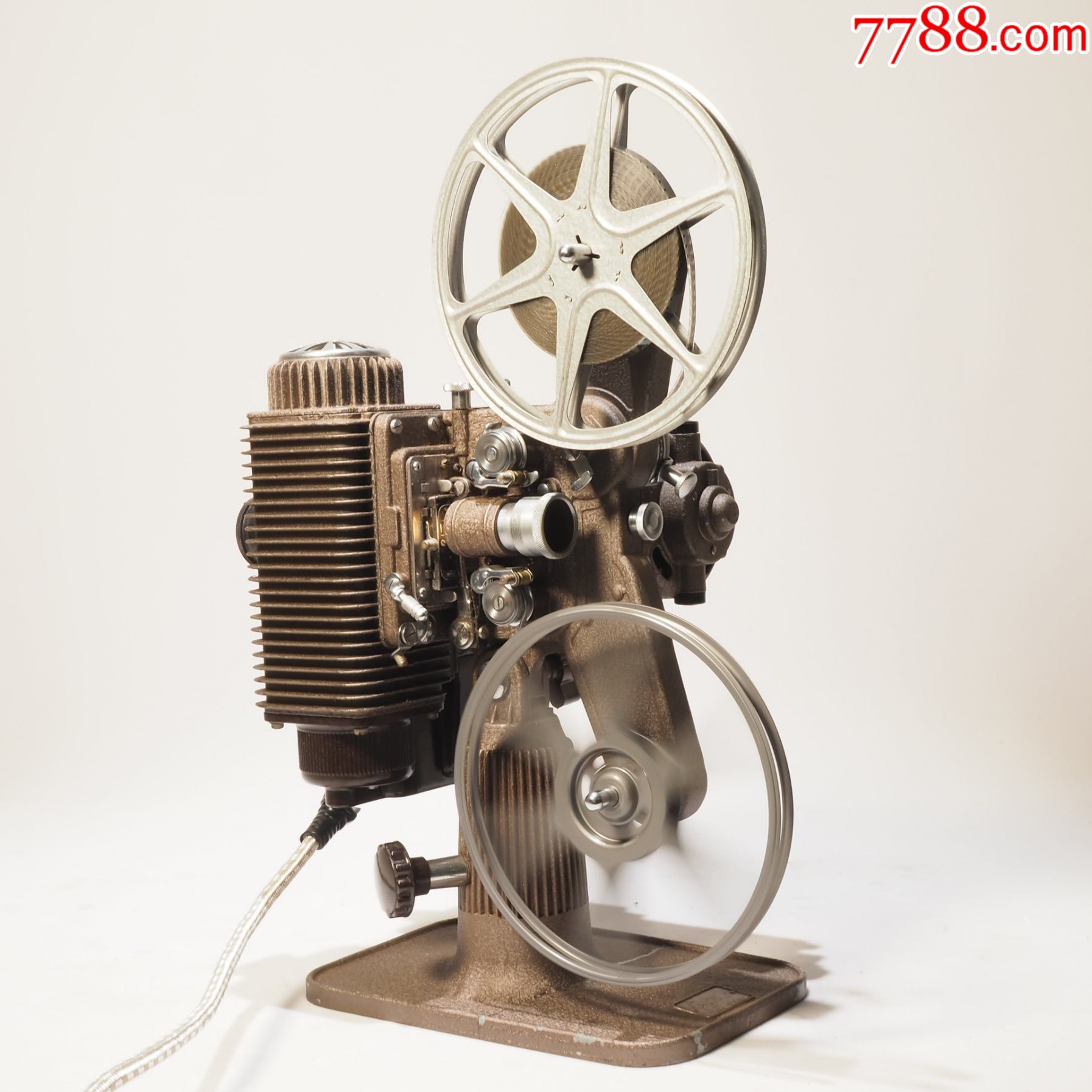 1940年代美國古董老式revere85型8毫米mm電影膠片放映機瑕疵品