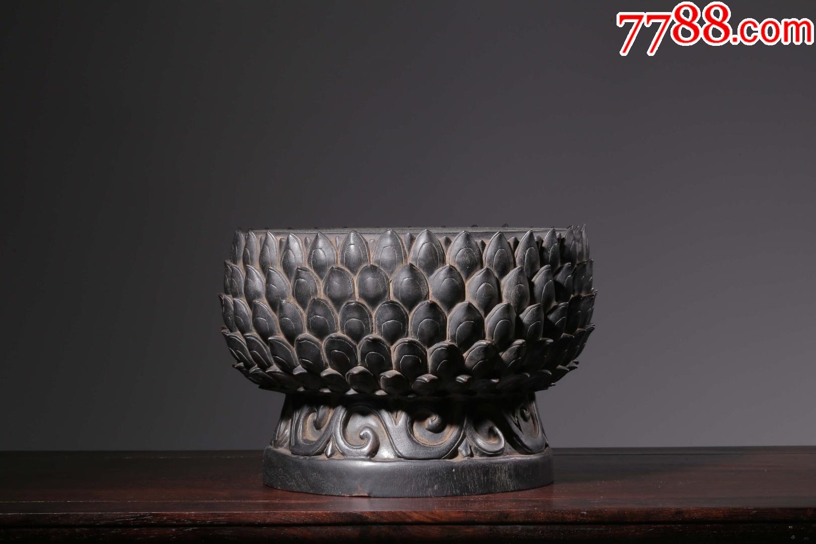 小叶紫檀莲花底座