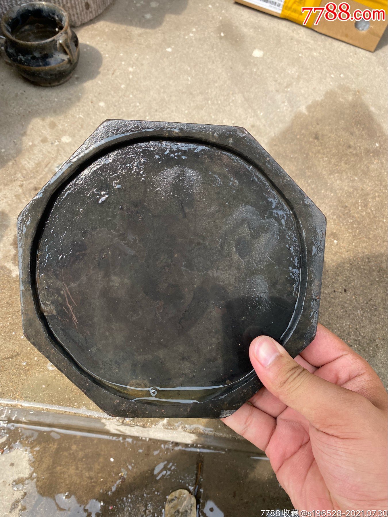 清代的八角砚台包老保真,-价格:150元-se81727385-石制工具-零售-7788