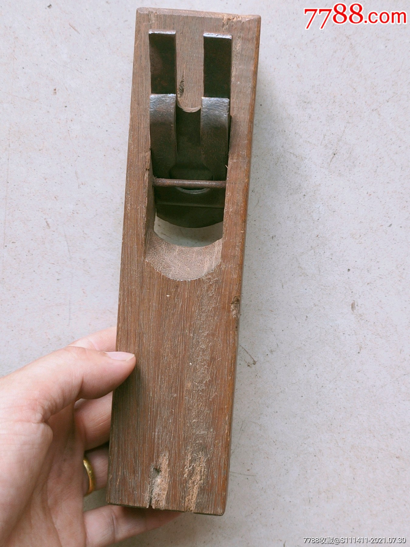 南柞木木工挖槽刨子一把