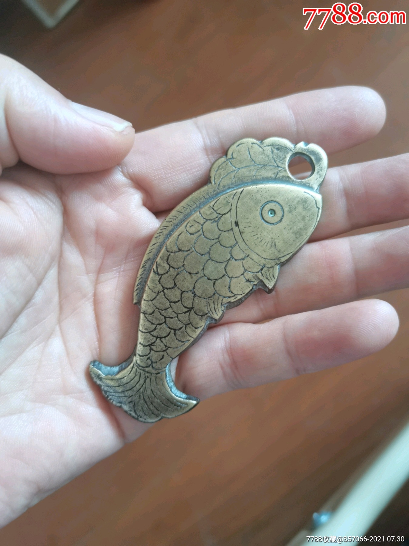 清晚铜鱼拉手一枚_价格380元_第1张_7788收藏__收藏热线