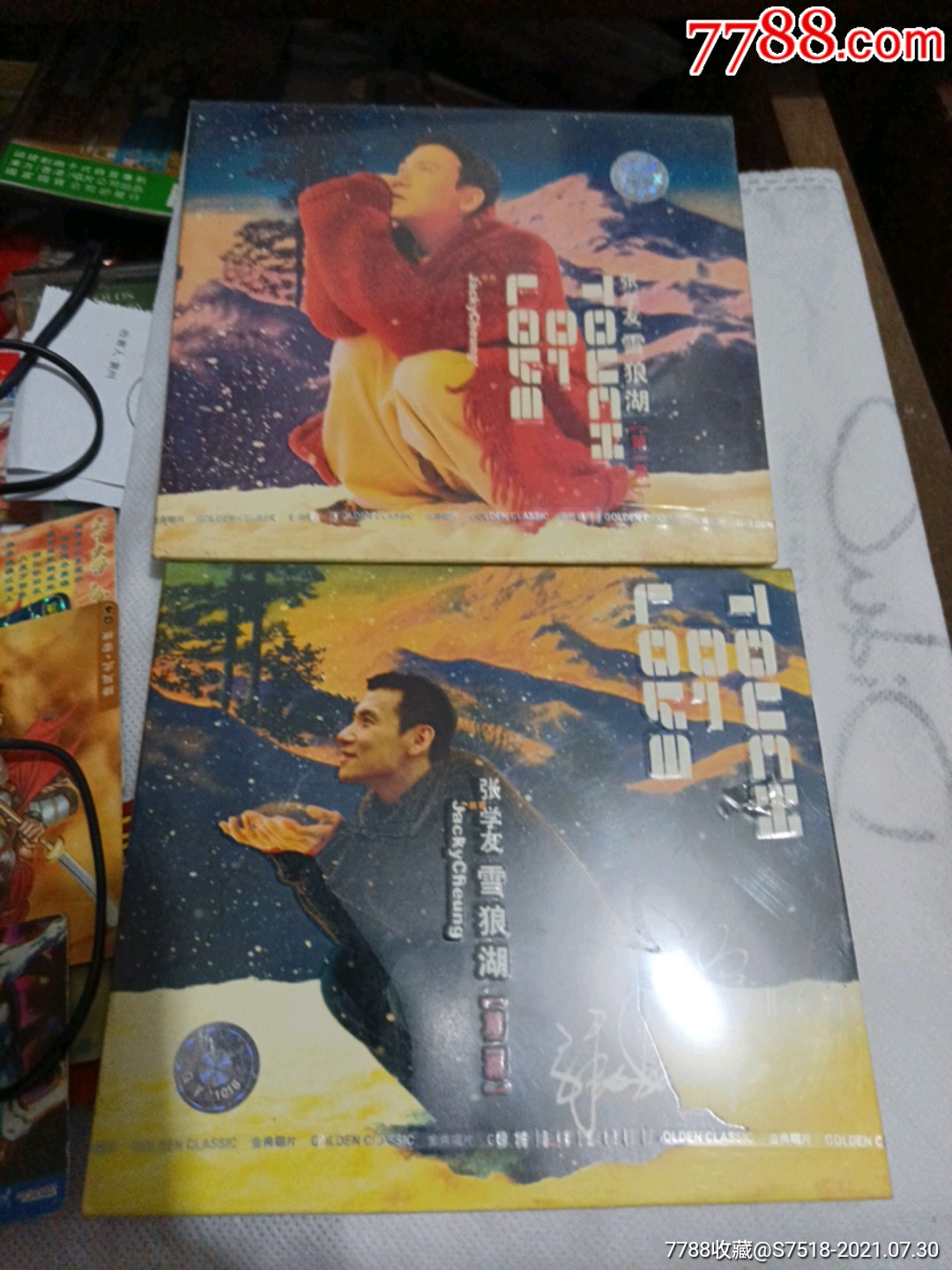 张学友-雪狼湖《第一幕第二幕》2盒--未开封