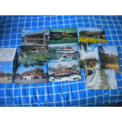 《北京大觀園明信片》10張。長14厘米寬10厘米，北京1992出品9.5品，_盛京萬泉書店