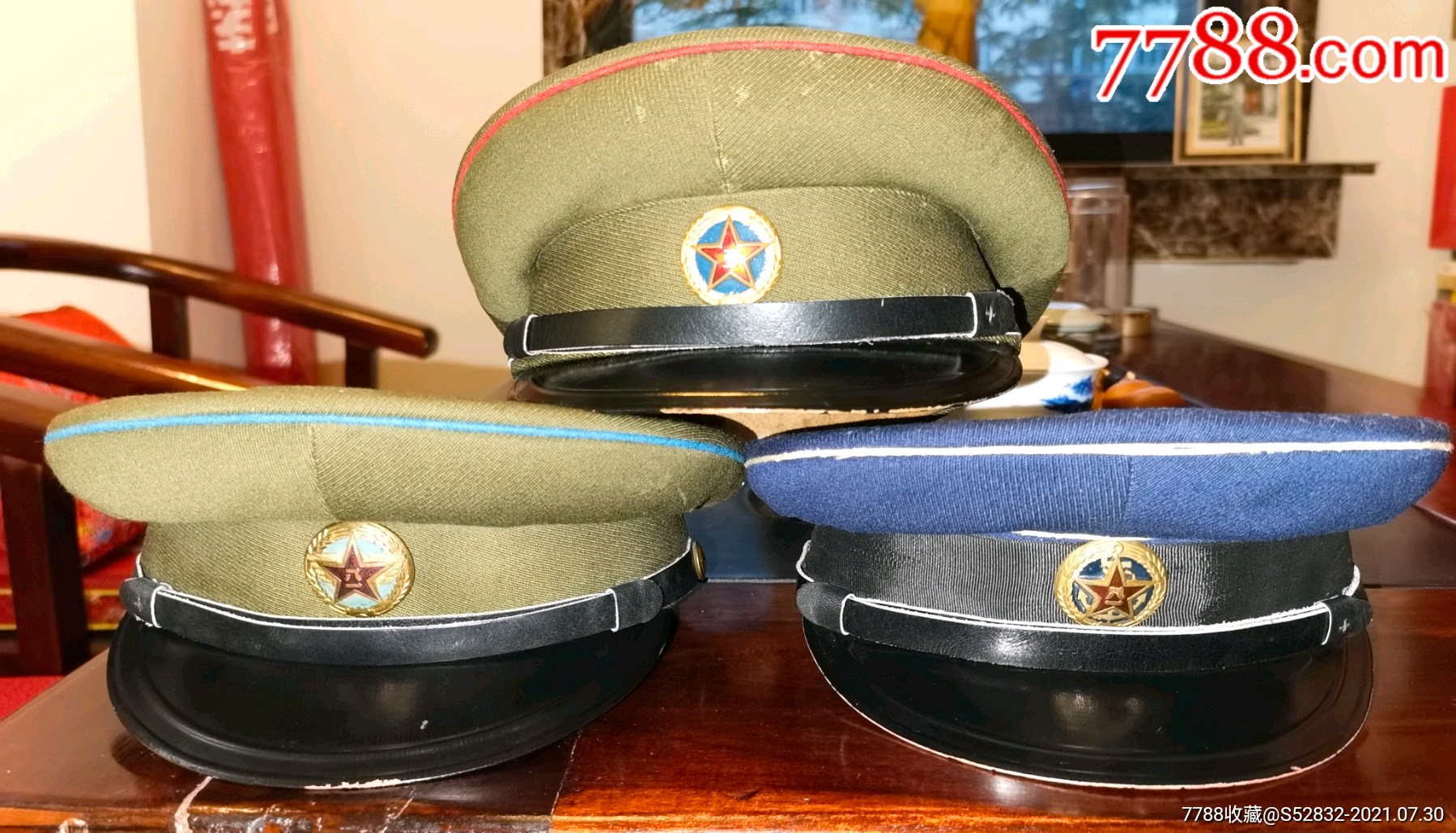 50年代大檐帽三顶