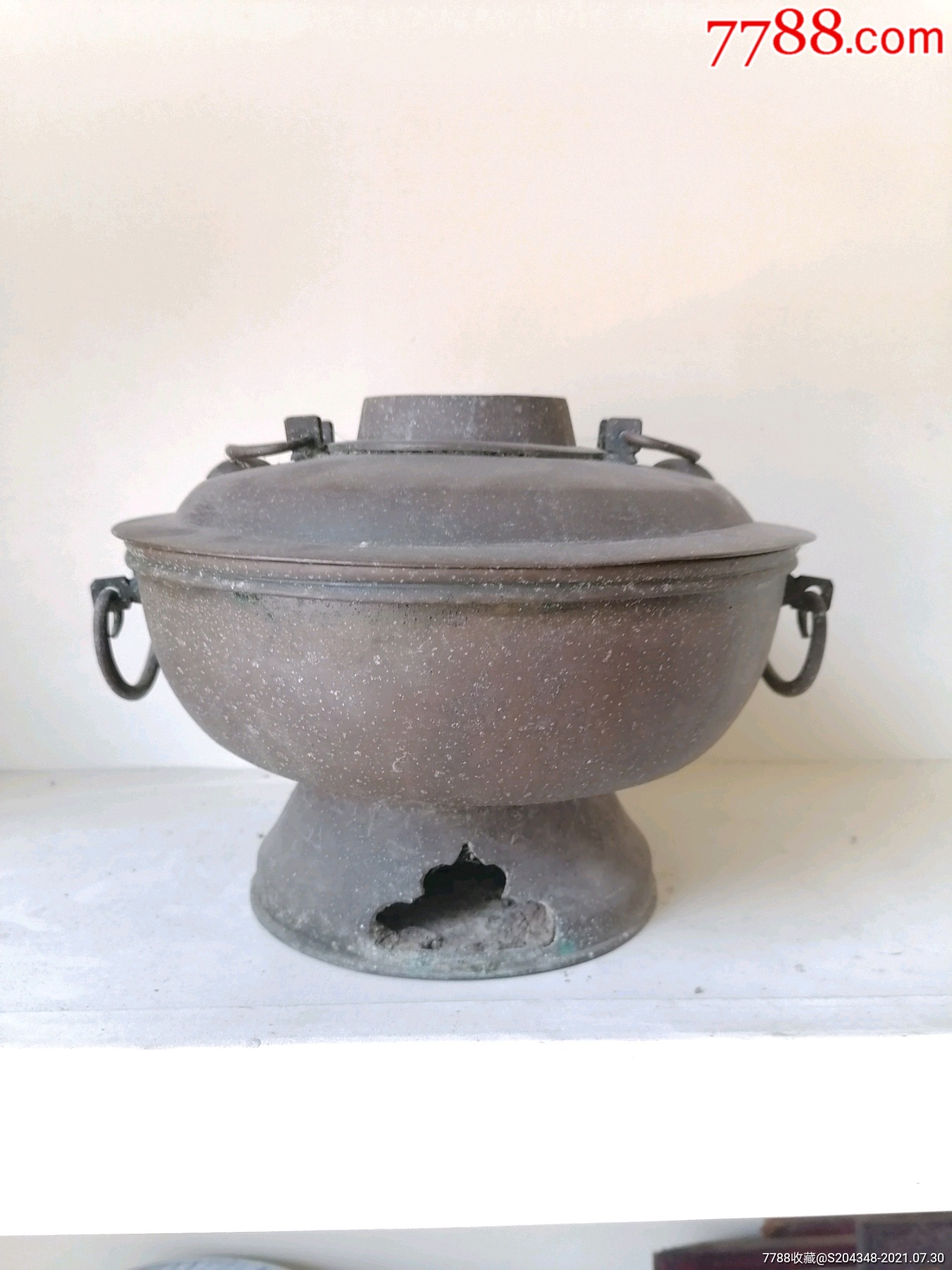 清代精美厚实铜火锅_价格1200元_第1张_7788收藏__收藏热线