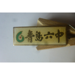 青岛六中校徽(看仔细了再拍)