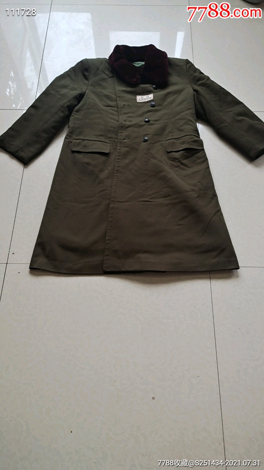 刚刚收回抗美援朝时期中国人民志愿军*队首长*用马裤尼驼绒大衣