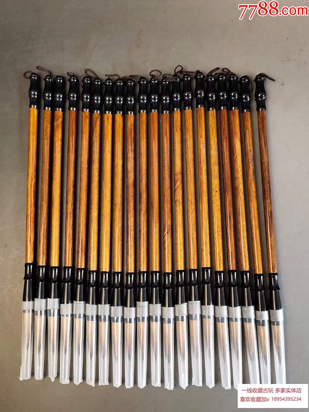 旧藏【齐白石】纯狼毫大毛笔20支