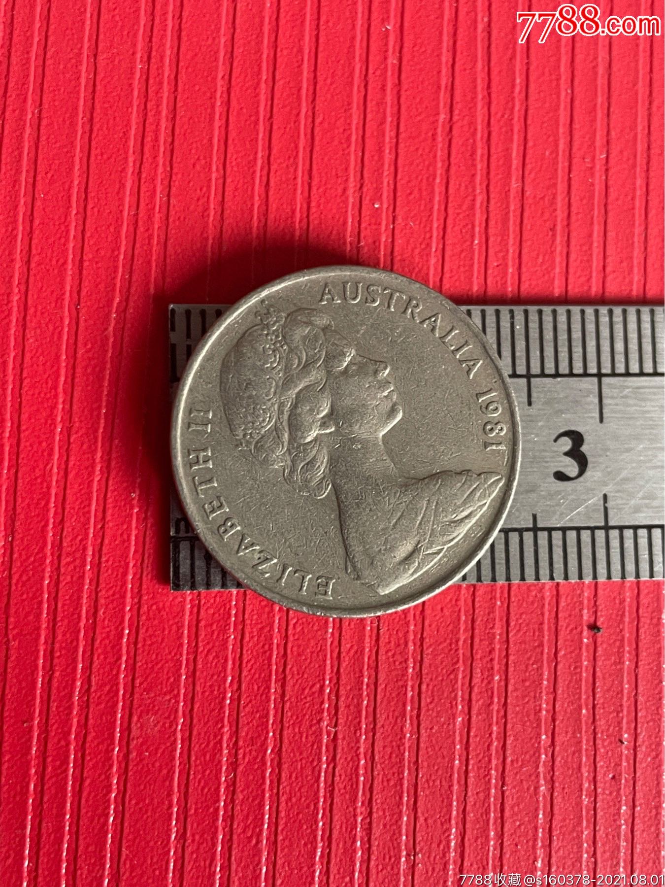 澳大利亚硬币2000年10分镍币琴鸟235mm外国硬币