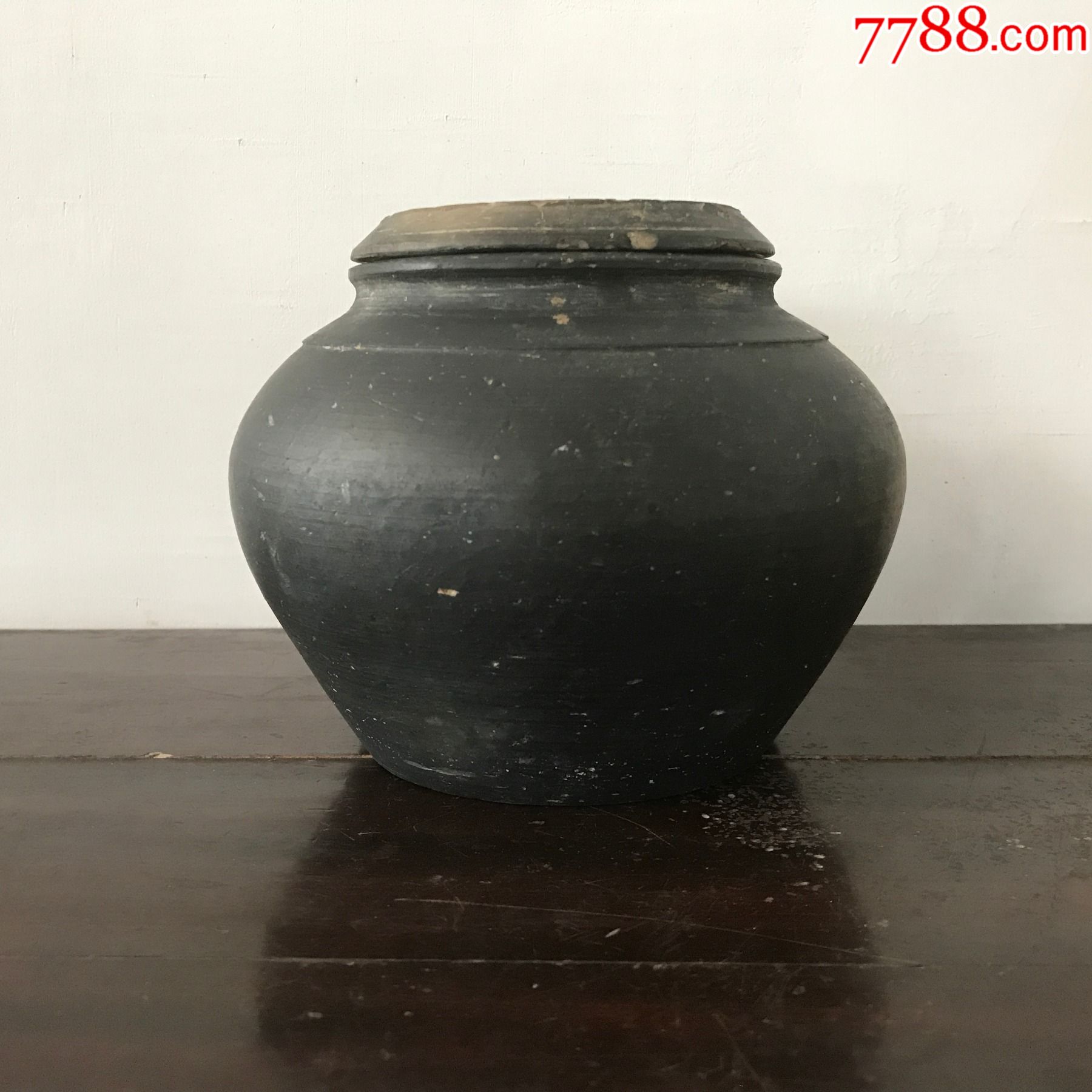 黑陶茶叶罐陶器陶罐