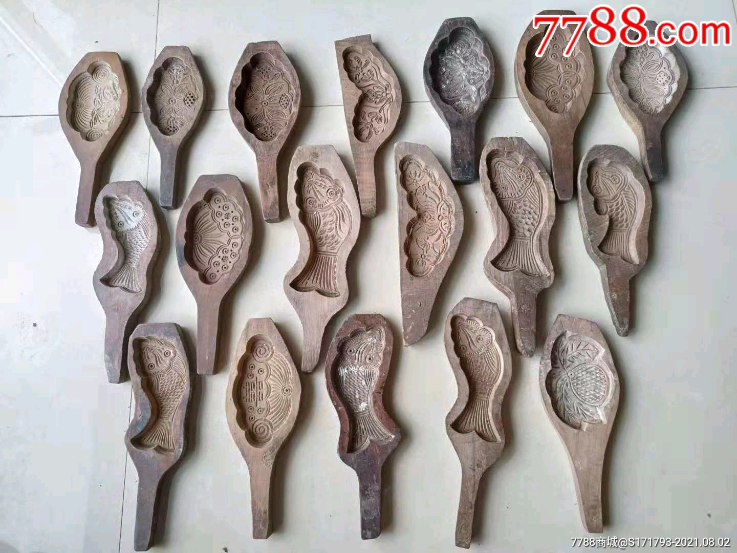 下乡收火烧模具18个,完整包老,品相如图10