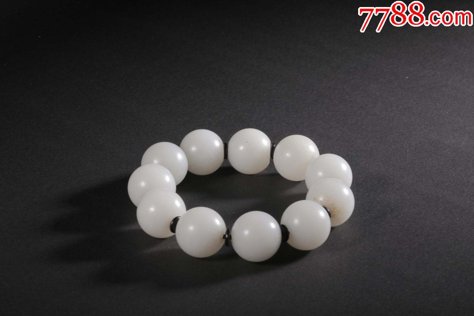 和田白玉籽料手串asy80f