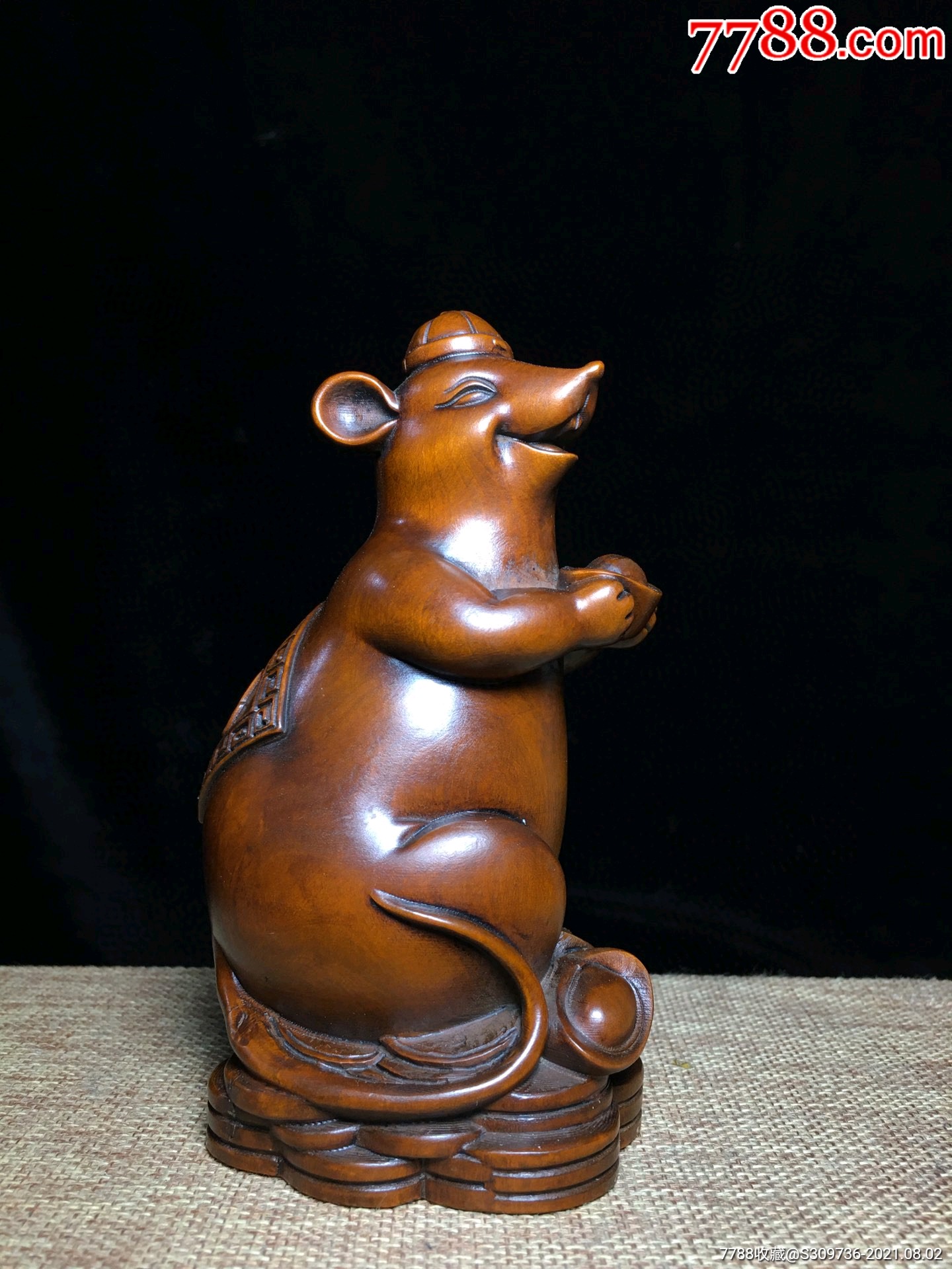 黄杨木[金钱鼠]摆件_价格360元_第1张_7788商城__七七八八商品交易