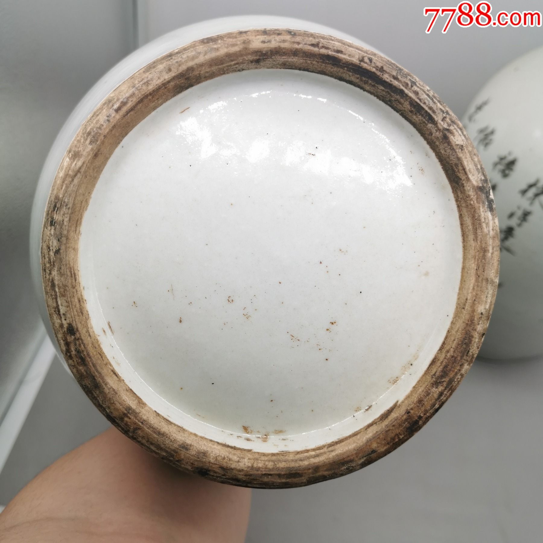 民国桐华居粉彩诗文人物花瓶一对_彩绘瓷/彩瓷_第13张_7788瓷器