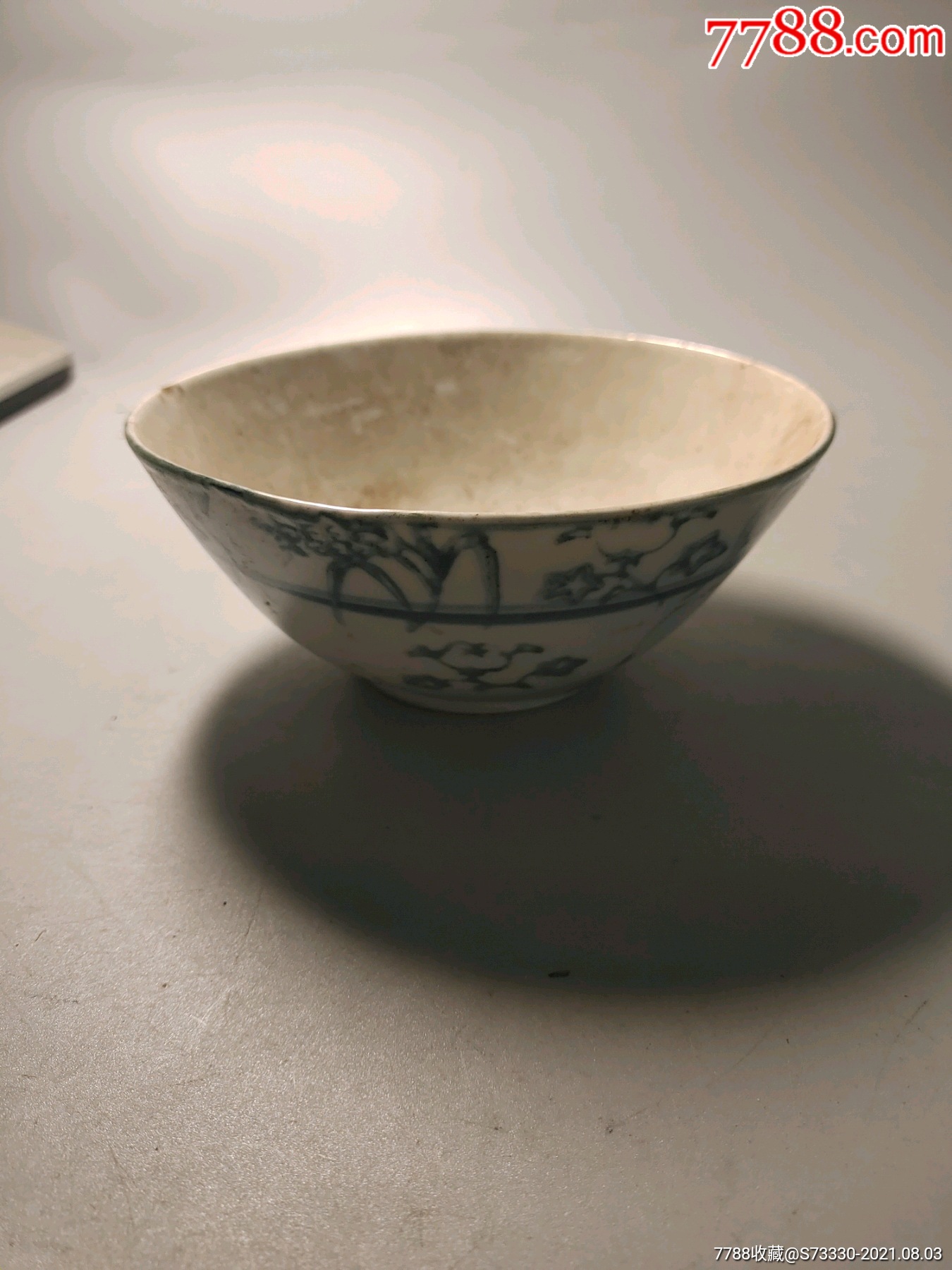 晚清民国,青花大海碗