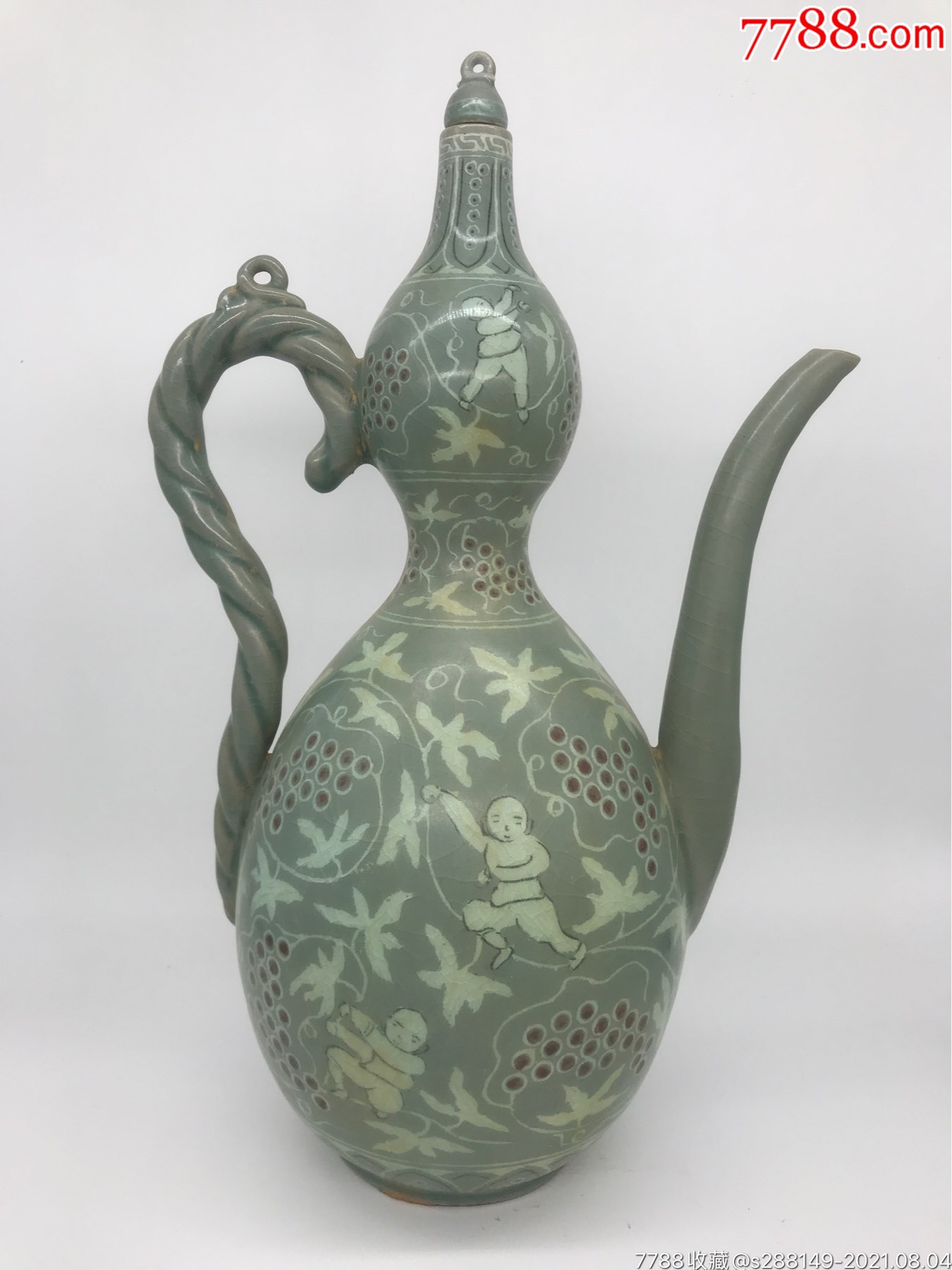 高丽青瓷高丽瓷韩国瓷高丽瓷壶