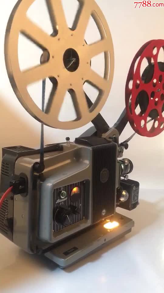 德国古董农夫鲍尔bauerp516毫米16mm电影机放映机无声机功能好
