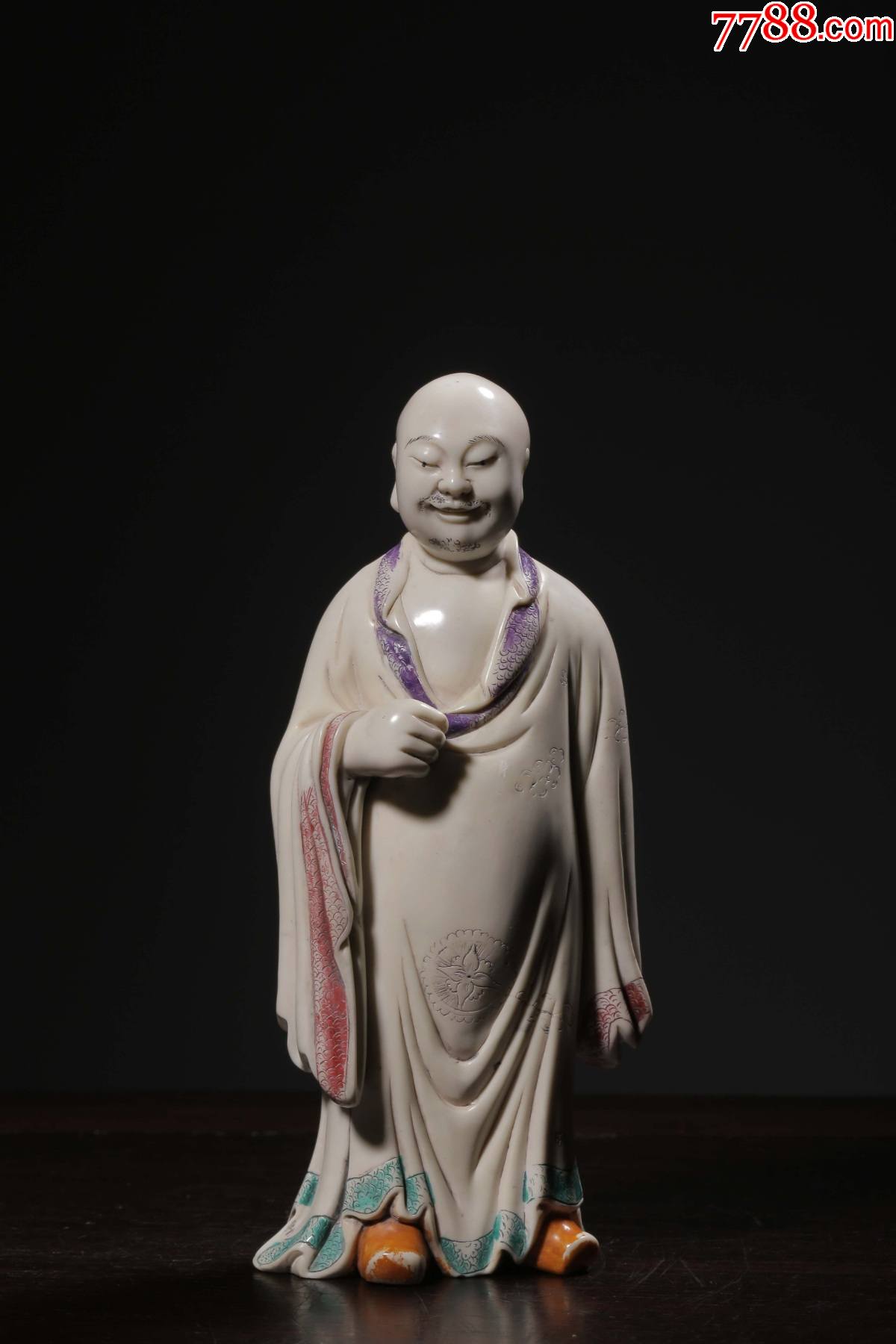 寿山石加彩雕人物故事摆件(配寿山石底座)asy90f