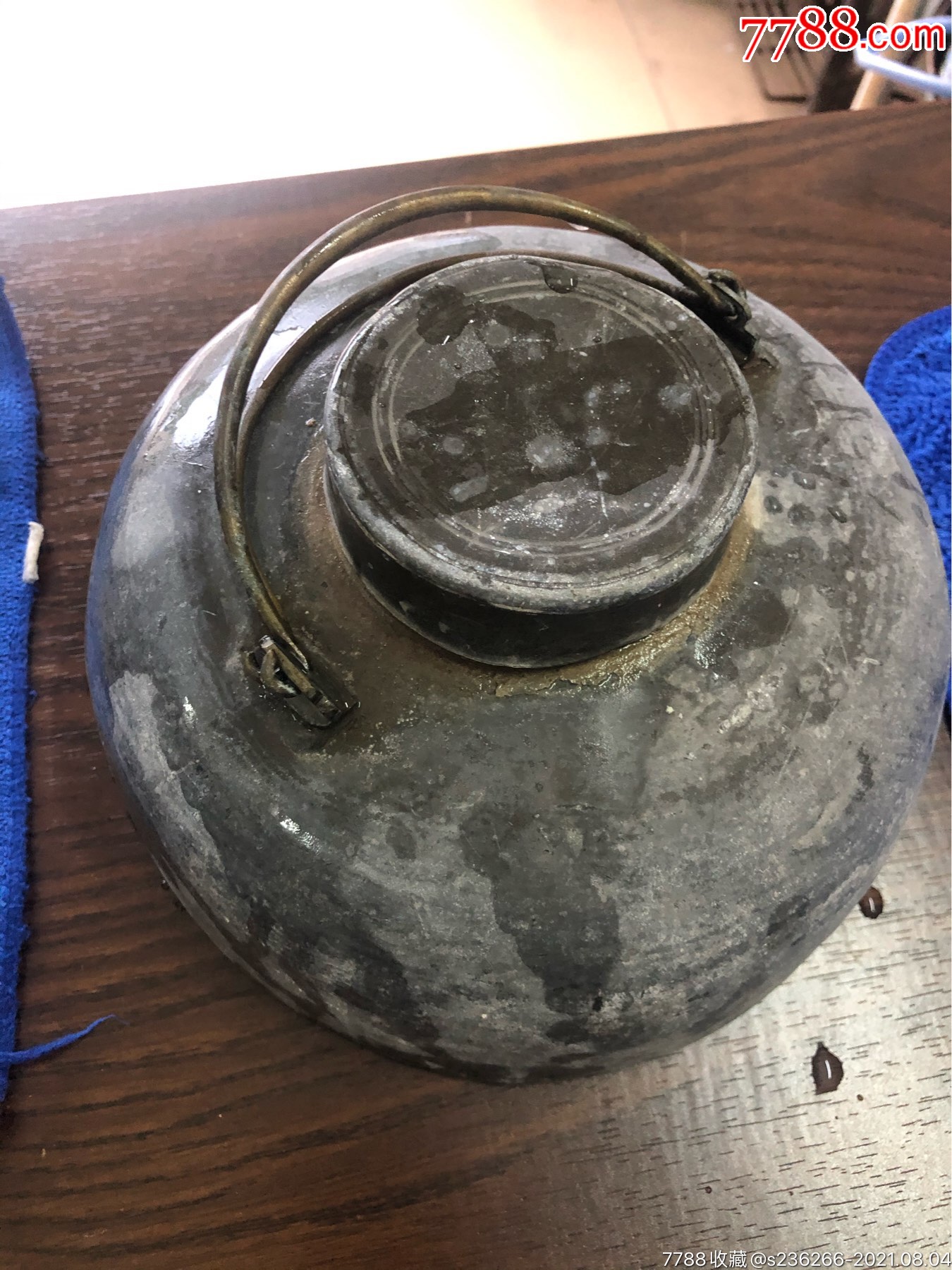 民国锡制汤婆子暖手宝