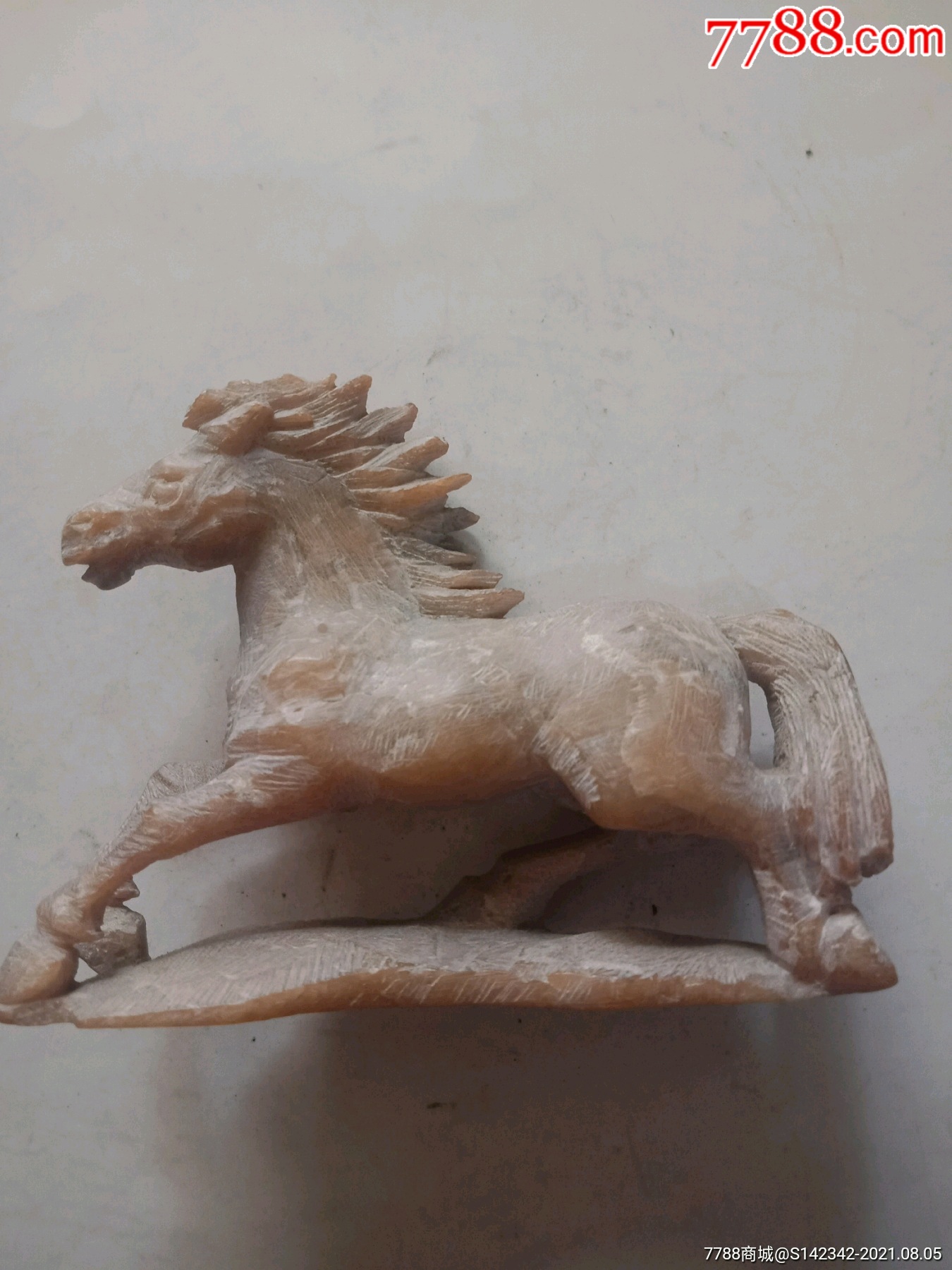 民国石头雕刻的马
