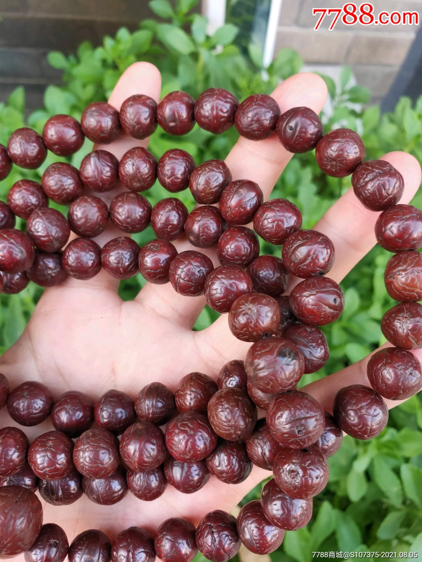 西藏收来的老凤眼108粒包浆红润保真_菩提手串/佛珠_第2张_7788茶具