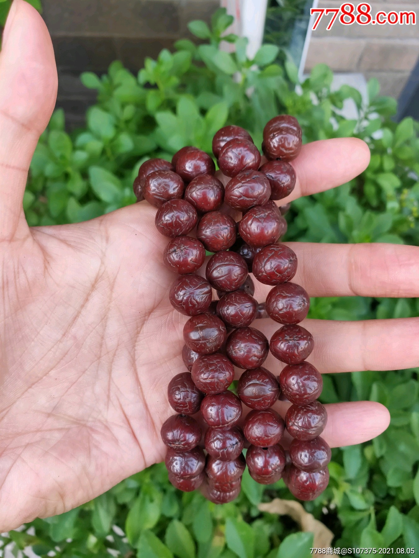 西藏收来的老凤眼108粒包浆红润保真_菩提手串/佛珠_第5张_7788茶具