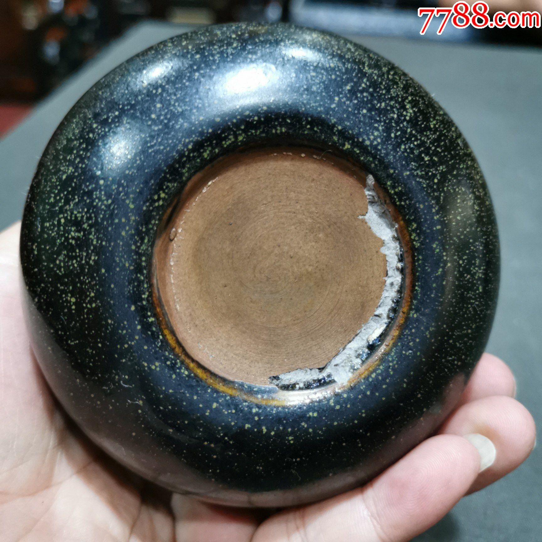 清代乌金釉葫芦瓶_黑瓷/天目瓷_第3张_7788瓷器