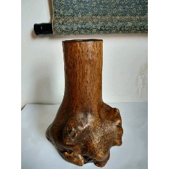  strong>东北老榆木根纯手工制作笔筒. /strong>_其他根雕/木雕