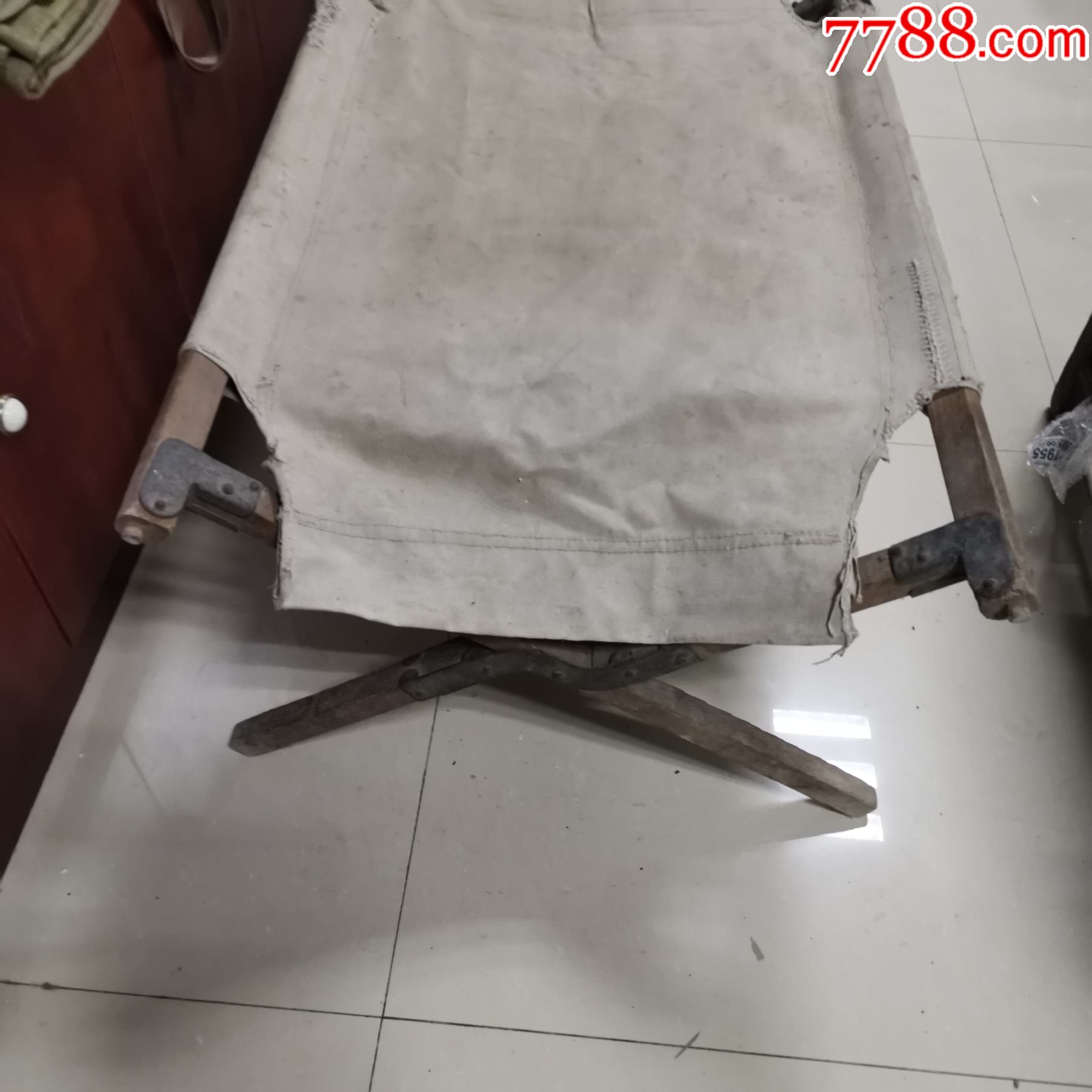 红色收藏抗战时期革命老物件国军八路行军床原品