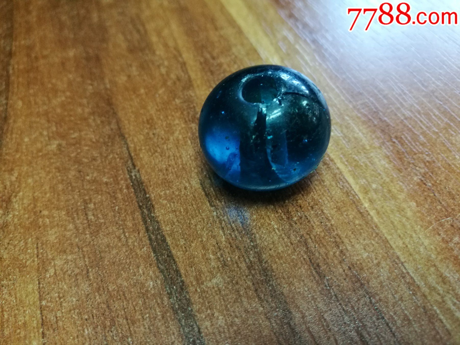 清代宝石蓝琉璃珠-价格:100元-se81859121-其他手串/佛珠-零售-7788