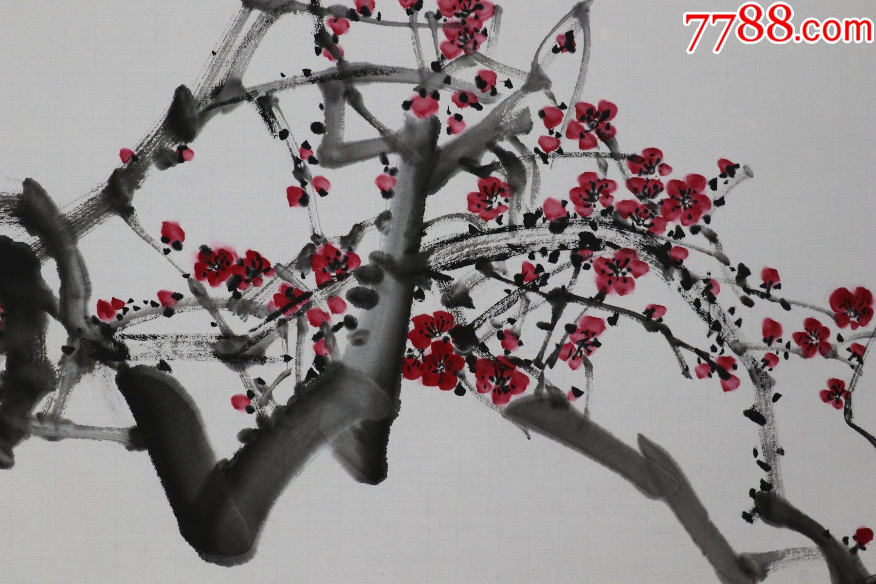 郭北平,西安市人,西安美术学院副院长,教授,花卉画_花鸟国画原作_第6