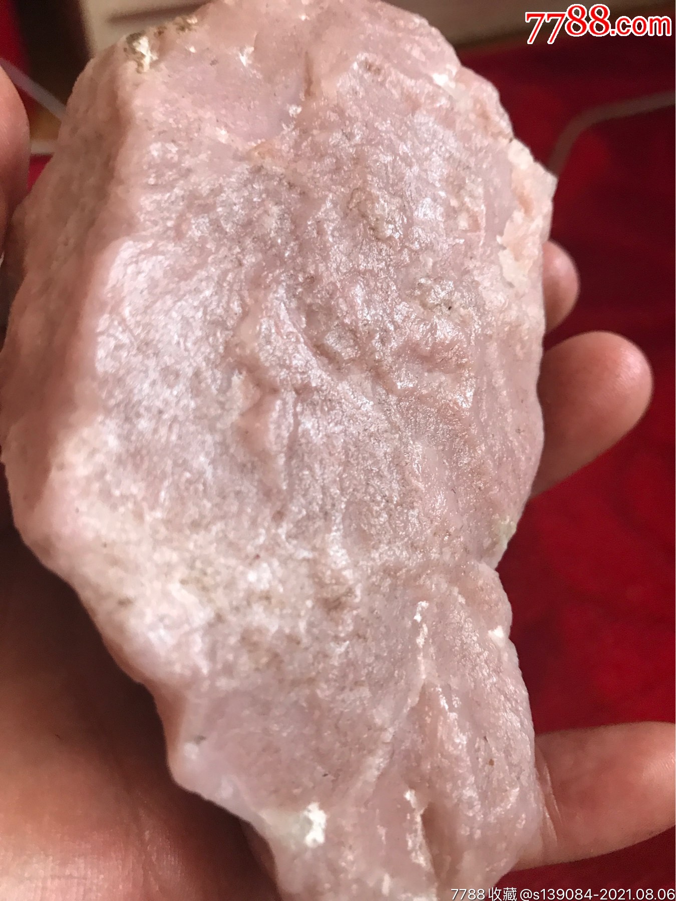 天然寿山芙蓉石印章料原石,300多克,包真